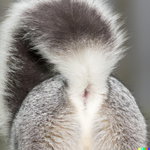 DALL·E 2022-10-27 02.09.51 - closeup under the tail of an arctic fox lifting its tail high up.png