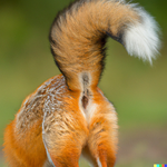 DALL·E 2022-10-27 02.07.55 - closeup under the tail of a red fox lifting its tail up.png