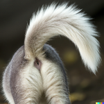 DALL·E 2022-10-27 02.08.59 - closeup under the tail of an arctic fox lifting its tail up.png