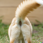 DALL·E 2022-10-27 02.16.43 - closeup underneath the tail of a fennec fox lifting its tail up.png
