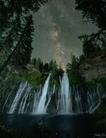 Burney Falls Milky Way and Comet.jpg