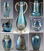 Loetz, Austria vases with pewter mounts@ 1900.jpg