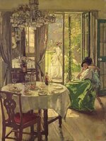 Philip Connard (b.1875) 'A Chelsea Interior', 1914.jpg