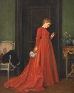  'A Gentle Knock',1868. Auguste Toulmouche .jpg