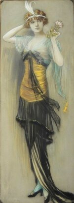 'Woman with rose',1920. Charles Allen Gilbert.jpg