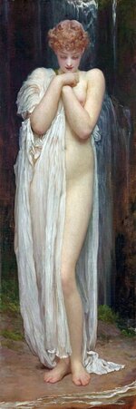 Crenaia The Nymph Of The Dargle 1880 Painting By Frederic Baron Leighton Repro.jpg