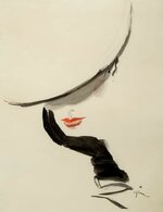 'Woman with Hat', 1928. René Gruau.jpg