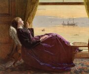 'At Evening Time', 1864.George Elgar Hicks .jpg