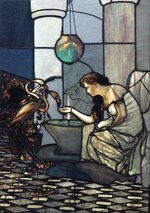 'Feeding the Flamingoes',1898. _Tiffany.jpg