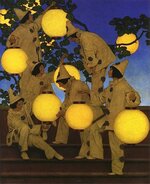 'Lantern Bearers', 1908. Maxfield Parrish.jpg
