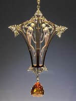 Pendant,1904.Enamel, Diamond, Glass, Gold, Citrine.jpg