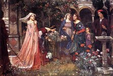 'The Enchanted Garden', 1917. John Wm Waterhouse.jpg