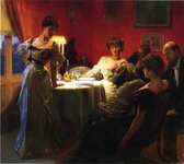'A Supper Party',1903, Julius LeBlanc Stewart.jpg