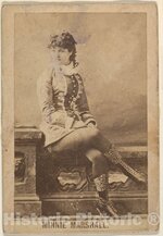Photo Print _ Minnie Marshall, from The Actresses Series (N668) _ Vintage Wall Art - 08in x 12in.jpg
