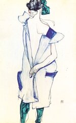 'Girl in a Blue Robe', 1913. Egon Schiele.jpg