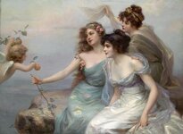 'The Three Graces',1899. Edouard Bisson.jpg