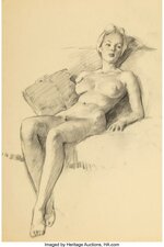 Gil Elvgren (American, 1914-1980)_ Honey, What Would You Like To Do _ Lot #71062 _ Heritage Au...jpg