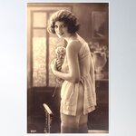 Victorian-Vintage Risque Image Poster.jpg